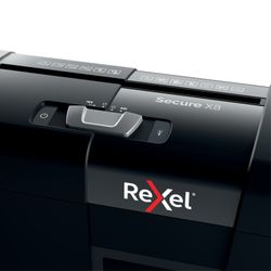 Destructeur Rexel Secure X8. Particules coupées P-4