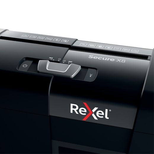 Destructeur Rexel Secure X8. Particules coupées P-4