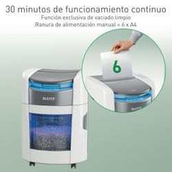 Destructora de papel Leitz IQ OptiMax Autofeed Home Office 150 P5.