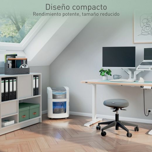 Destructora de papel Leitz IQ OptiMax Autofeed Home Office 150 P5.