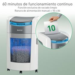Destructora de papel Leitz IQ OptiMax Autofeed Office 300 P4