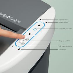 Destructora de papel Leitz IQ OptiMax Autofeed Office 300 P4