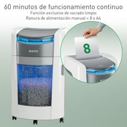 Destructora de papel Leitz IQ OptiMax Autofeed Office 300 P5