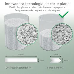 Destructora de papel Leitz IQ OptiMax Autofeed Pequeña Oficina 200 P4
