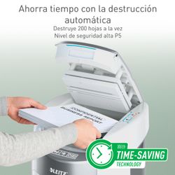 Destructora de papel Leitz IQ OptiMax Autofeed Small Office 200 P5