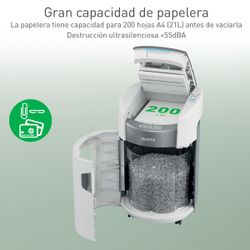 Destructora de papel Leitz IQ OptiMax Autofeed Small Office 200 P5