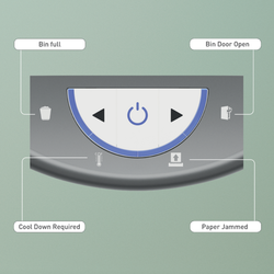 Destructora de Papel Leitz IQ OptiMax Home Office 225. 83580000. Con giro de papelera