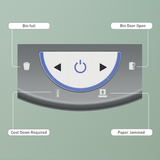 Destructora de Papel Leitz IQ OptiMax Home Office 225. 83580000. Con giro de papelera