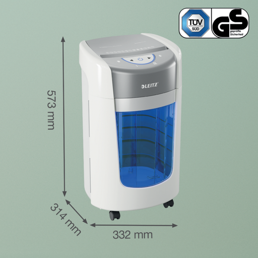 Destructora de Papel Leitz IQ OptiMax Home Office 225. 83580000. Con giro de papelera