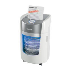 Destructora de Papel Leitz IQ OptiMax Small Office 350. 83590000. Con giro de papelera