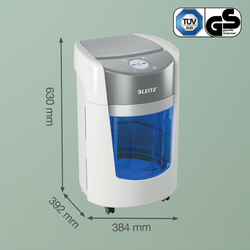 Destructora de Papel Leitz IQ OptiMax Small Office 350. 83590000. Con giro de papelera