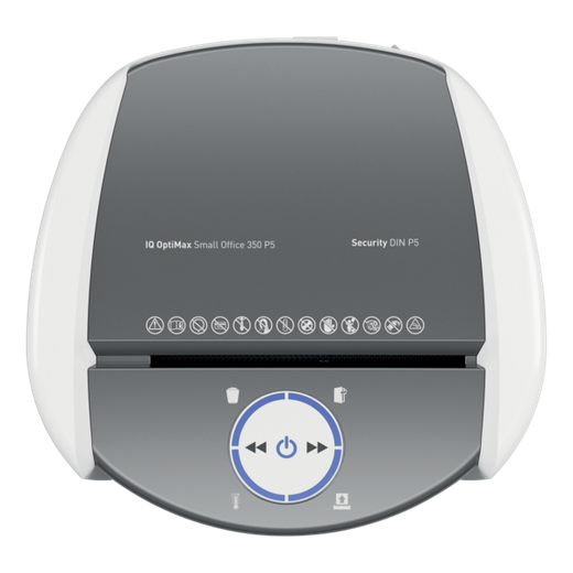 Destructora de Papel Leitz IQ OptiMax Small Office 350. 83590000. Con giro de papelera