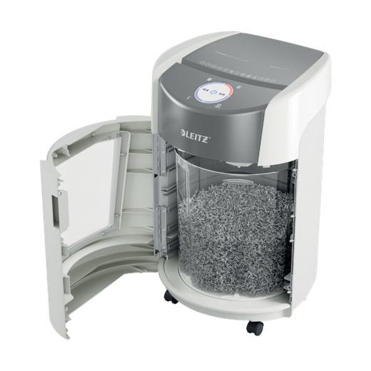 Destructora de Papel Leitz IQ OptiMax Small Office 350. 83590000. Con giro de papelera