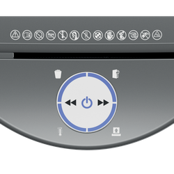 Destructora de Papel Leitz IQ OptiMax Small Office 350. 83590000. Con giro de papelera