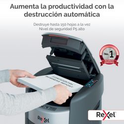 Destructora de papel Rexel ShredMax AutoFeed+ 150M P5