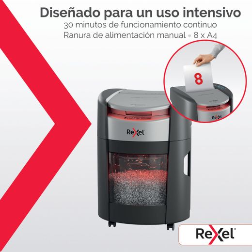Destructora de papel Rexel ShredMax AutoFeed+ 150X P4