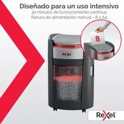 Destructora de papel Rexel ShredMax AutoFeed+ 200X P4