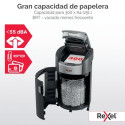 Destructora de papel Rexel ShredMax AutoFeed+ 300M P5