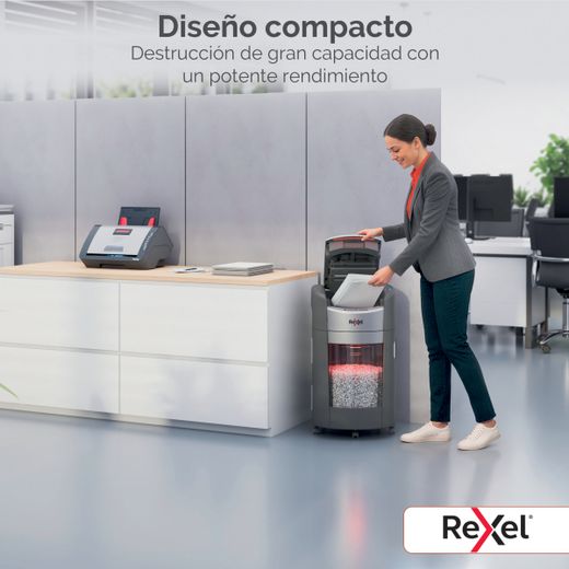Destructora de papel Rexel ShredMax AutoFeed+ 300X P4