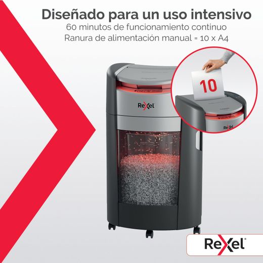 Destructora de papel Rexel ShredMax AutoFeed+ 300X P4