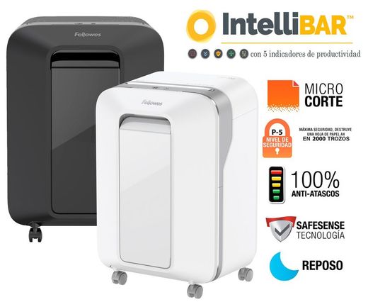 Destructora lx201 de fellowes. Seguridad y diseño juntos