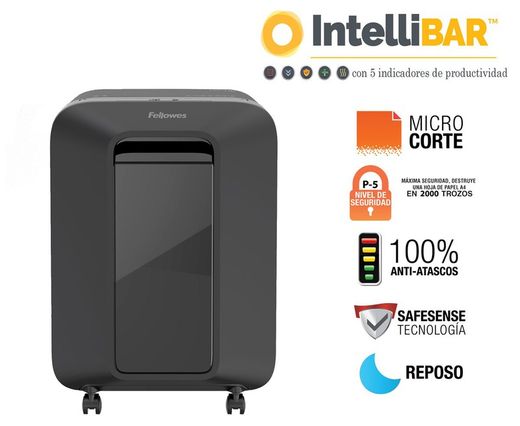 Destructora lx201 de fellowes. Seguridad y diseño juntos