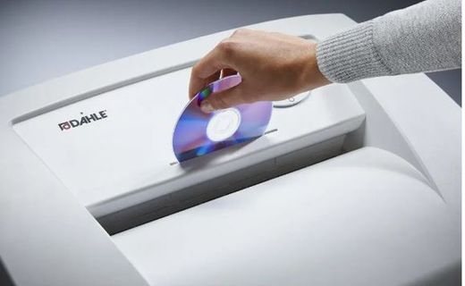 Destructeur de papier Dahle 206 60L, 18 feuilles, coupe en bandes de 3,9 mm