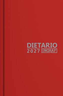 Dietario Encuadernado ¼ 2027. Colores surtidos. Castellano
