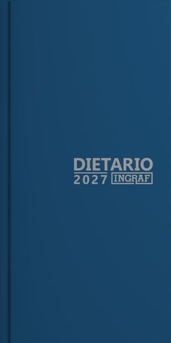 Dietario Encuadernado ⅔ 2027. Colores surtidos Castellano