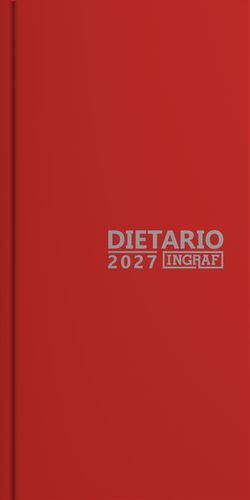 Dietario Encuadernado ⅔ 2027. Colores surtidos Castellano