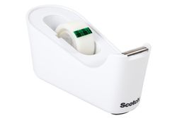 Dispensador C18 de sobremesa color Blanco con rollo cinta invisible 19 mm x 33 m Magic C18-W 7012754