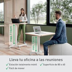 Petite table Leitz Ergo pour s'asseoir/travailler à pied