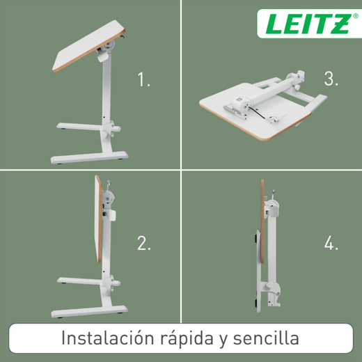 Escritorio de pie/sentado plegable Leitz Ergo