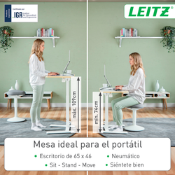 Escritorio de pie/sentado plegable Leitz Ergo