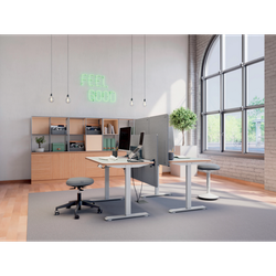 Escritorio Eléctrico Compacto Leitz Ergo 120 x 70cm con Recordatorio para Ponerte de Pie