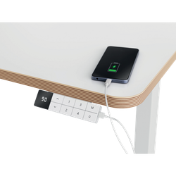 Escritorio Eléctrico Compacto Leitz Ergo 120 x 70cm con Recordatorio para Ponerte de Pie