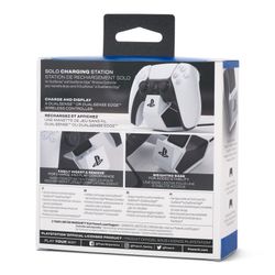 Estación de carga Solo de PowerA para control inalámbrico DualSense: Blanco