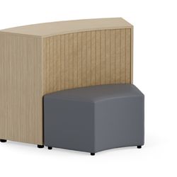 Estantería curva DOT 82ARC. 82 x 111 x 40 cm