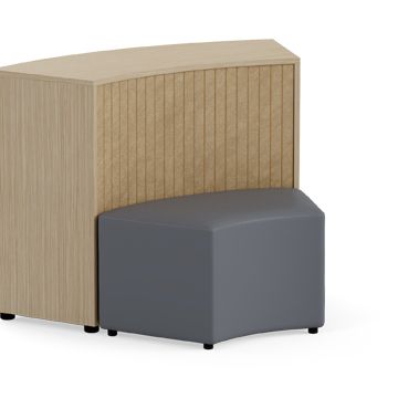 Estantería curva DOT 82ARC. 82 x 111 x 40 cm