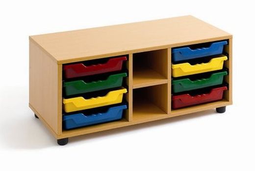 Estantería gavetero de 42 cm de alto. Varias distribuciones