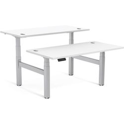 Structure pour table double réglable en hauteur