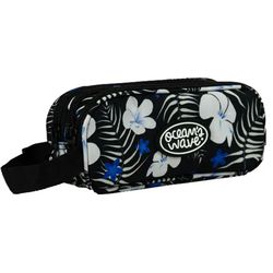 Estuche 3 cremalleras Bali Gris