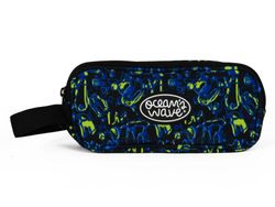 Estuche 3 Cremalleras Blue Liquid