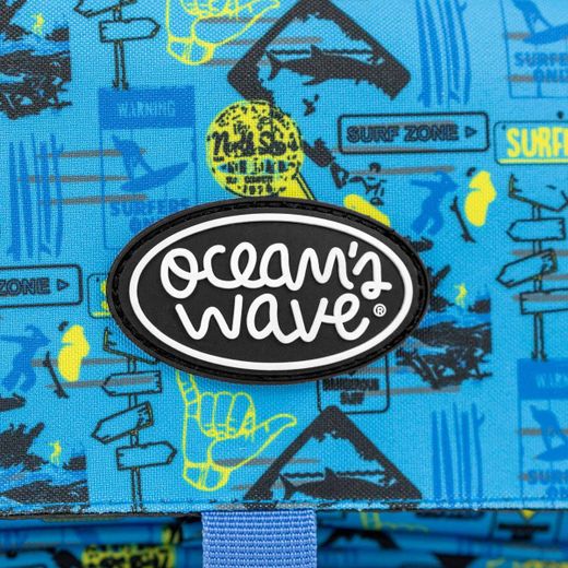 Estuche 3 Cremalleras con Solapa Surf JR