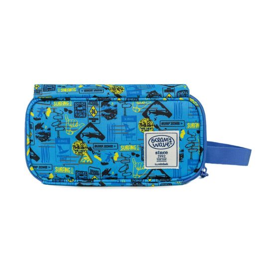 Estuche 3 Cremalleras con Solapa Surf JR