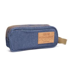 Trousse 3 Zips Jean Marine