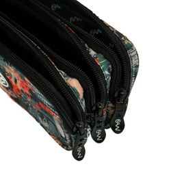 Estuche 3 cremalleras Krew by Ocean´s Wave