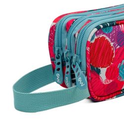 Trousse Kusama à 3 fermetures éclair