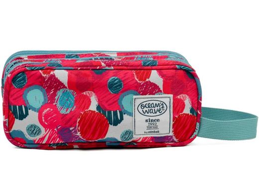 Trousse Kusama à 3 fermetures éclair