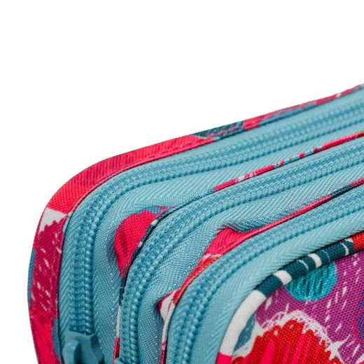 Trousse Kusama à 3 fermetures éclair